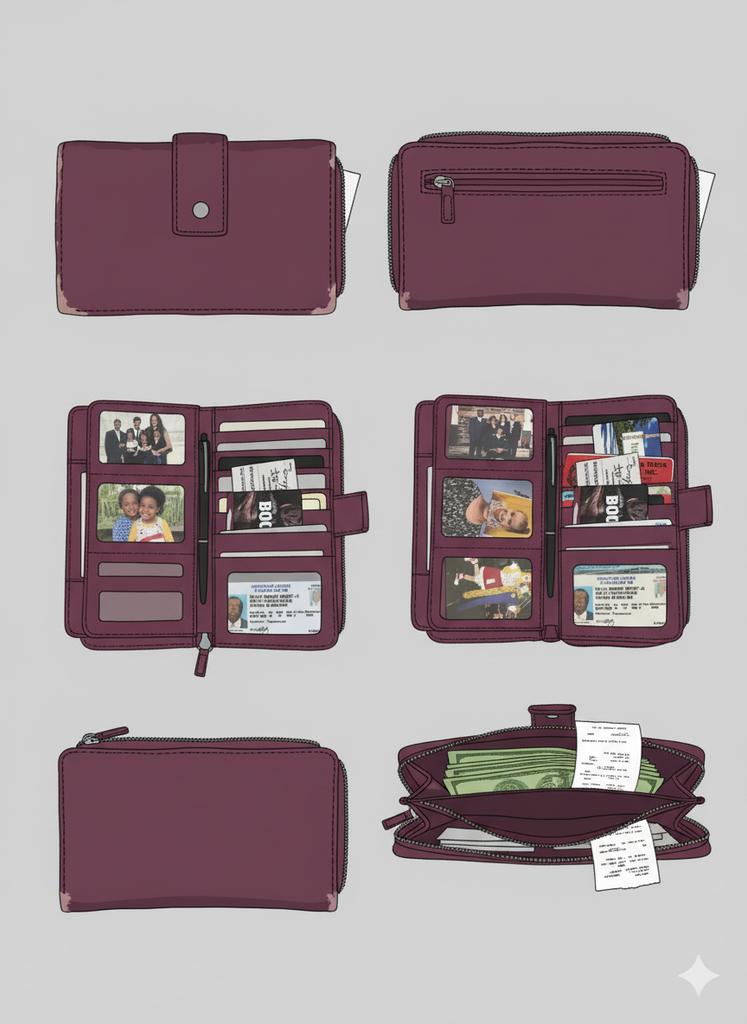 Custom Victoria Schmalz Leather Wallet