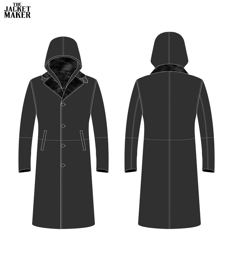 Custom Vijay badhan Leather Coat