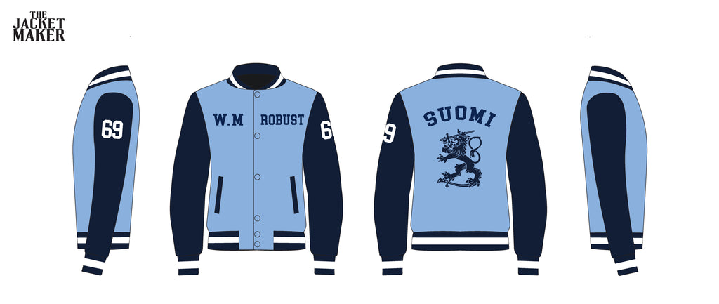 Custom Wahid Musawi Hybrid Varsity Jacket