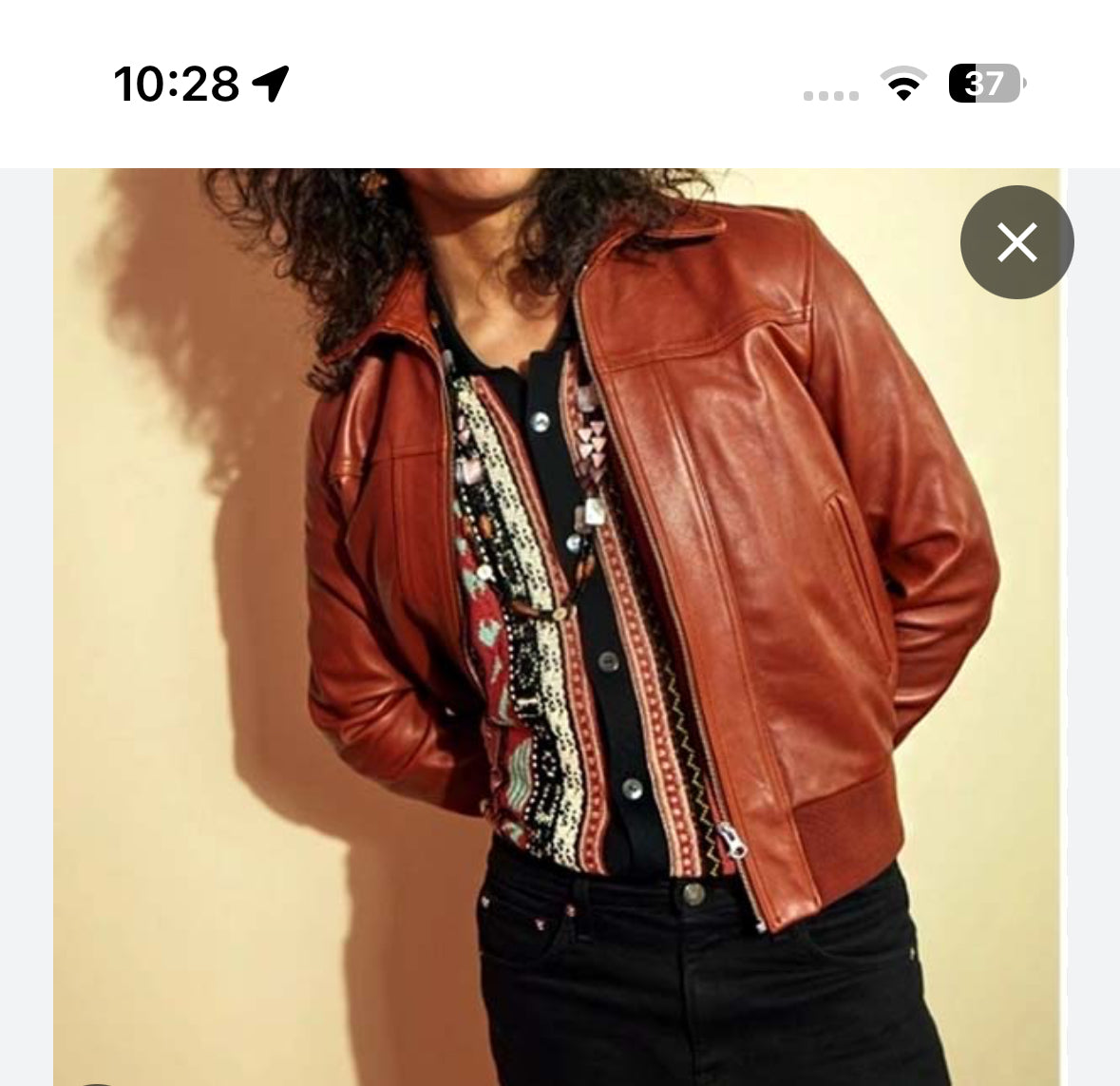 Custom Waqas Hassan Leather Bomber Jacket