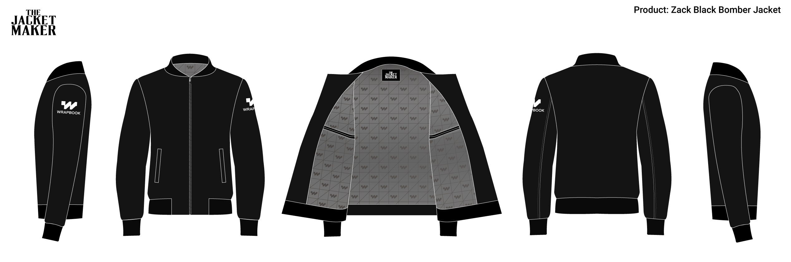 Custom Wrapbook Bomber Jacket X 4