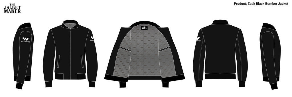 Custom Wrapbook Bomber Jacket X 4