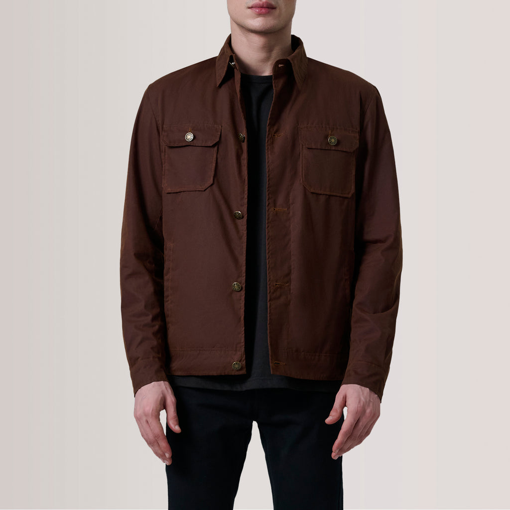 Irwin Brown Waxed Canvas Field Jacket