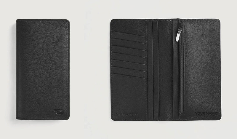 Personalized Long Wallet With Name/Initials Engraving - Add On