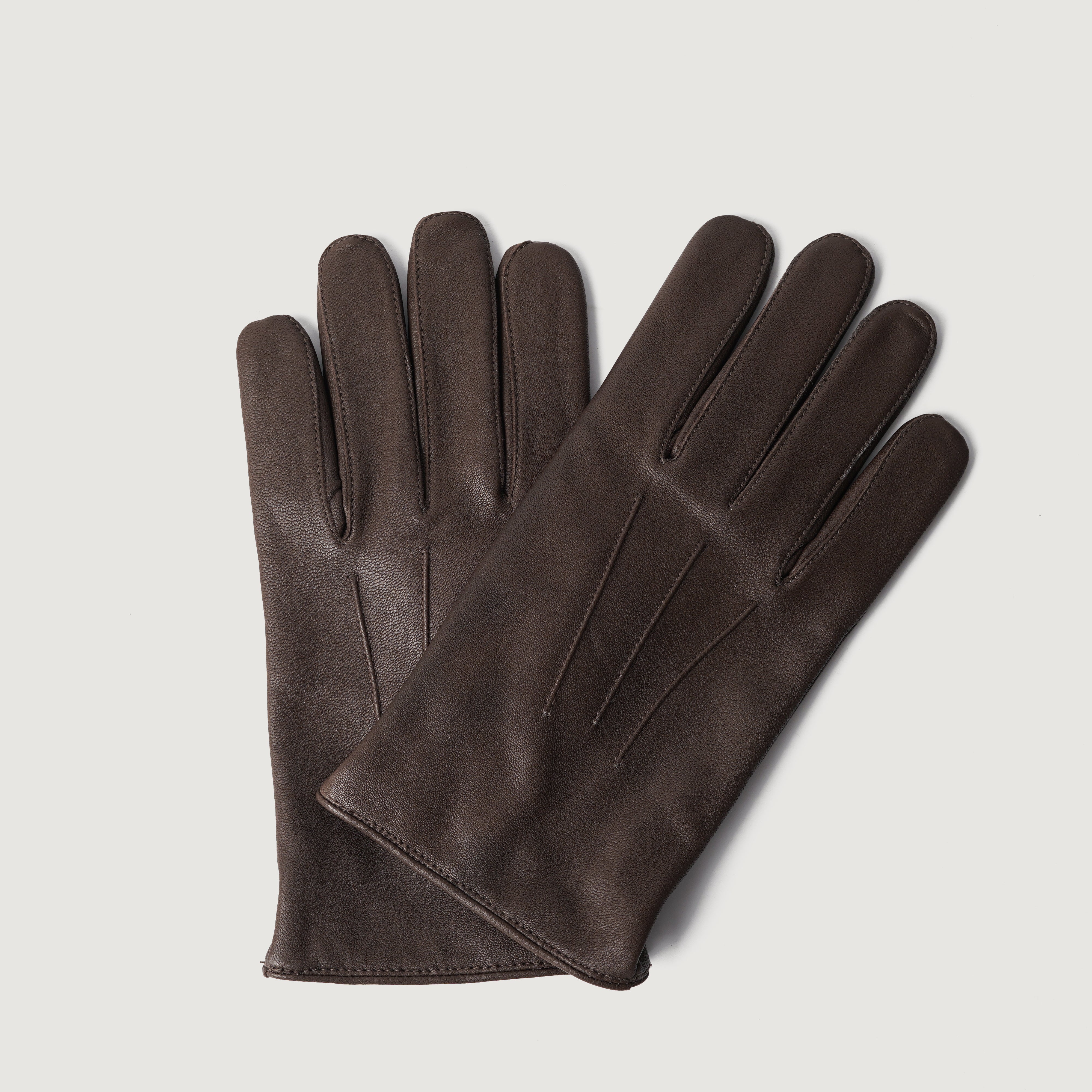 Ralph Brown Leather Dress Gloves
