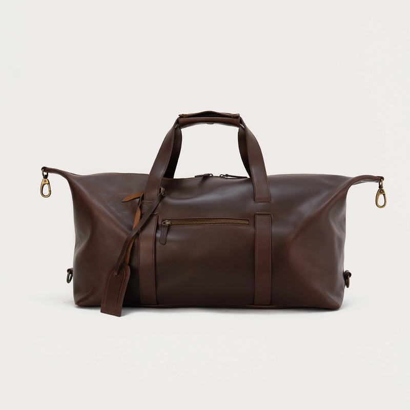 The Dale Vintage Brown Leather Duffle Bag